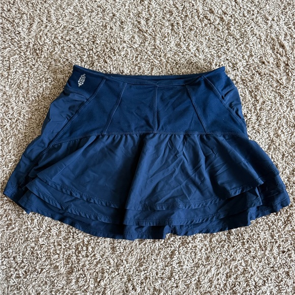 Free People Pants - Free People Navy Athletic Ruffled Tennis Skirt